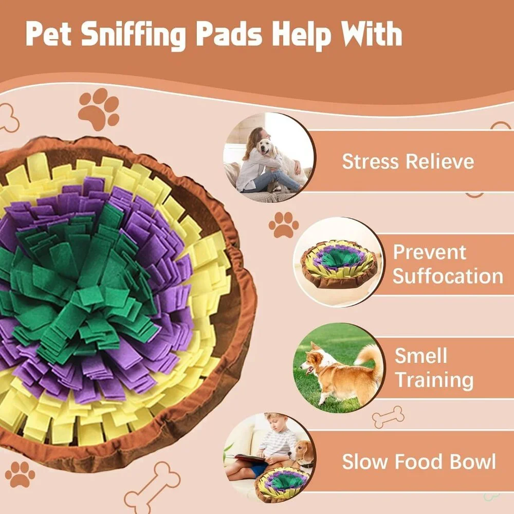 NWOT IFOYO Portable Washable Dog Snuffle Mat Interactive Puzzle Toy